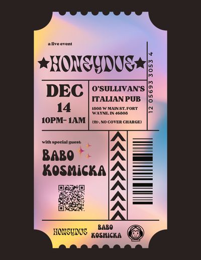 Honeydue + Babo Kosmicka Poster
